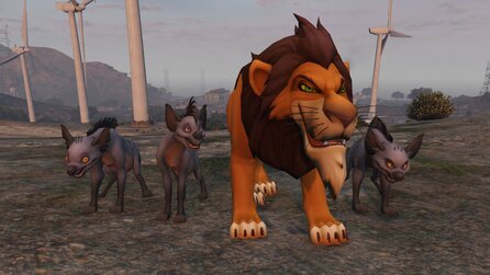 GTA 5: König der Löwen - Kuriose Mod mit Simba, Mufasa + Co.
