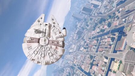 GTA 5 - Mit dem Millennium Falcon durch Los Santos fliegen