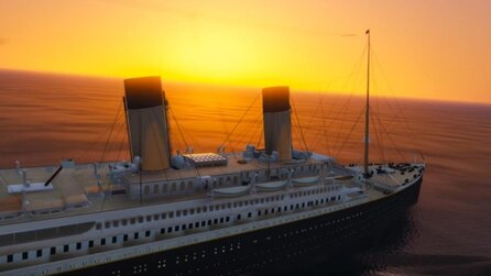 GTA 5 - Eindrucksvolle Mod baut die Titanic nach + lässt sie untergehen