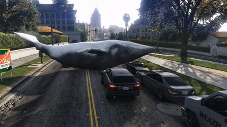 GTA 5 - Script-Hook-Mod lässt Wale vom Himmel regnen