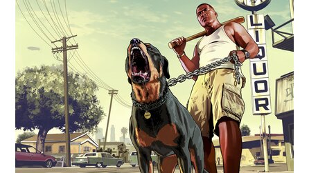 GTA 5 - Kleines Kunstwerk: Franklin in Tabellensoftware Excel nachgezeichnet