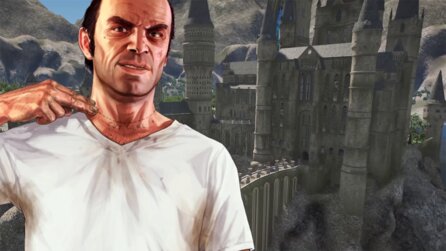 Harry-Potter-Fans bauen sich in GTA 5 aufwändige Fantasy-Welt für 100.000 Dollar auf, nach nur 2 Wochen schwingt Rockstar die Abrissbrine