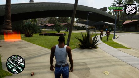 GTA San Andreas Remaster gegen Original - Vergleichsbilder