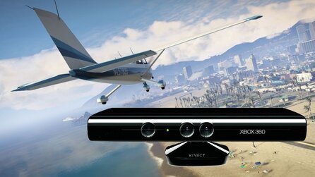 GTA 5 + Flight Simulator: Spieler steuert dank Kinect Flugzeuge mit vollem Körpereinsatz