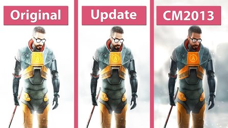 Half-Life 2 - Grafikvergleich: Original gegen Half-Life 2: Update gegen Cinematic Mod