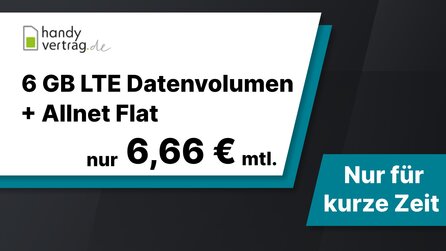 Günstiger Handyvertrag: 6 GB Datenvolumen + Flat zum aktuellen Bestpreis [Anzeige]