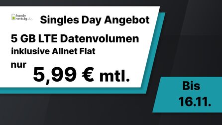 Singles Day Angebot: Handyverträge zum Bestpreis [Anzeige]
