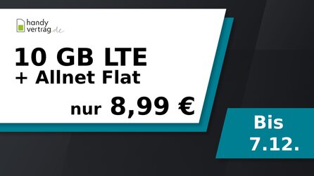 Nur für kurze Zeit: 10 GB Datenvolumen für nur 8,99 Euro im Monat [Anzeige]