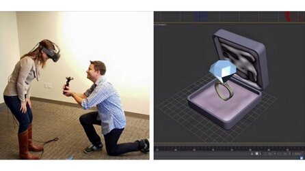 Heiratsantrag per Virtual Reality - Valve-Mitarbeiter überrascht Freundin
