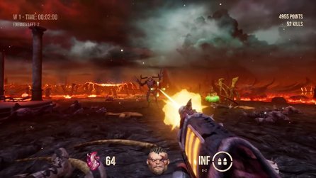 Hellbound - Erstes Gameplay zum Kickstarter-Launch: Doom trifft Serious Sam