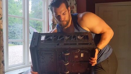 Ehemaliger Witcher-Star Henry Cavill wird mit Selbstbau-PC zum Twitter-Trend, entpuppt sich als Riesen-Nerd [Best of GameStar]