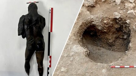 Teaserbild für Sie wollten Sozialwohnungen auf Ibiza bauen und fanden eine Holzskulptur des Herkules, die 1.700 Jahre lang unter Wasser überdauert hatte