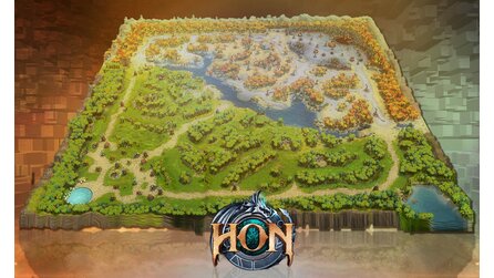 Heroes of Newerth - Forests of Caldavar als LEGO-Replika