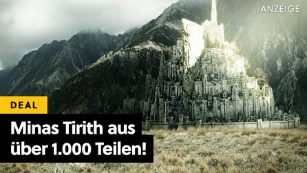 Die Leuchtfeuer brennen! Gondor ruft um Hilfe - und zwar euch! Baut Minas Tirith aus über 1.500 Steinen wieder auf!
