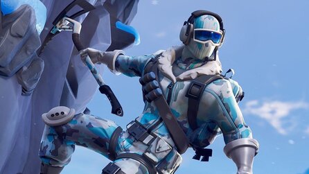 Fortnite versteckt irren Hinweis in mysteriösem Eisball - Geräusche verwandeln sich im Spektrometer in Eiskönig