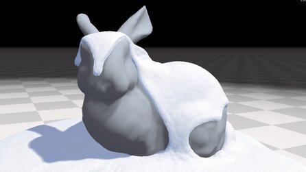 Spielephysik der Zukunft - Osterhasen, dynamisch eingeschleimt