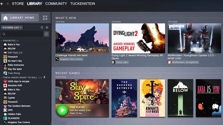 Neue Steam-Bibliothek verlässt Beta und steht jetzt allen zur Verfügung