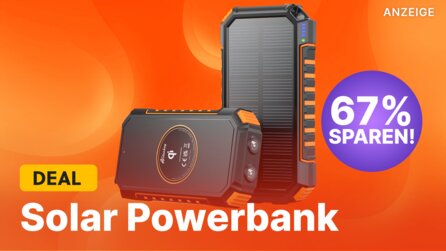 Holt euch jetzt eine günstige Powerbank für unterwegs, die ihr mit der Sonne aufladet!