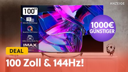 Wegen diesem TV geht keiner mehr ins Kino: Gigantischer 100-Zoll Mega-4K-TV mit Quantum Dots 1000€ günstiger!