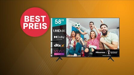 Top 4K TV fürs kleine Budget: Hisense 58A6GG im Amazon Angebot zum Bestpreis [Anzeige]