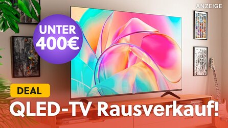 50 Zoll 4K QLED Smart TV für unter 400€: Amazon überrascht gerade mit einem der besten TV Deals des Jahres!