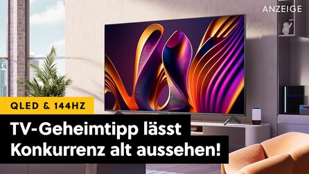 Wenn ich jetzt einen neuen TV kaufen müsste, wäre es dieser: 75 Zoll, QLED und 144Hz – da kann die Konkurrenz ihre überteuerten Fernseher einpacken!