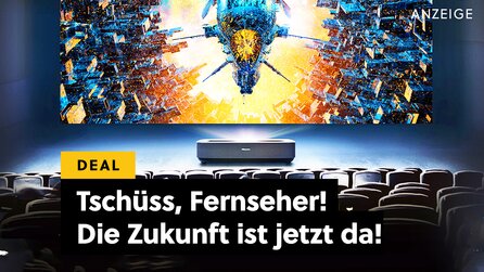 Fernseher waren gestern: Diese neue TV-Alternative ist eine Revolution - einzigartiges Bild + bis zu 150 Zoll!