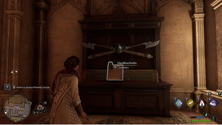 Hogwarts Legacy Revelio-Handbuchseiten Glockenturm