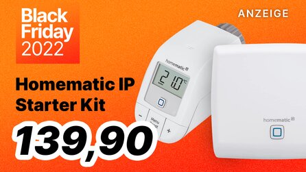 Amazon Black Friday 2022 heizt ein: Homematic IP Heizkörperthermostat im Angebot