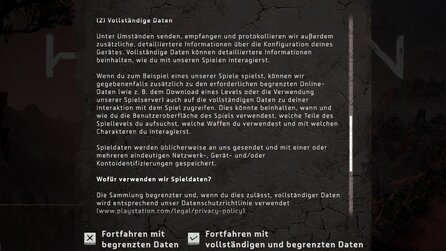 Horizon Zero Dawn - Datenabfrage