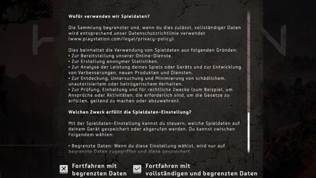 Horizon Zero Dawn - Datenabfrage