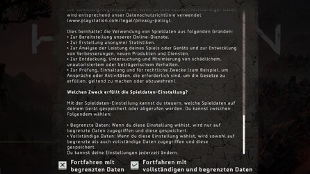 Horizon Zero Dawn - Datenabfrage