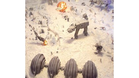 Diorama von der »Schlacht um Hoth«