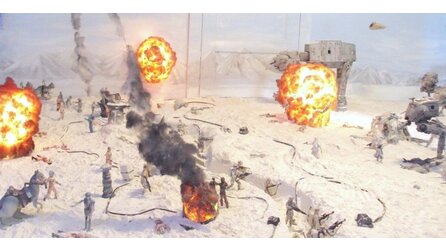 Diorama von der »Schlacht um Hoth«