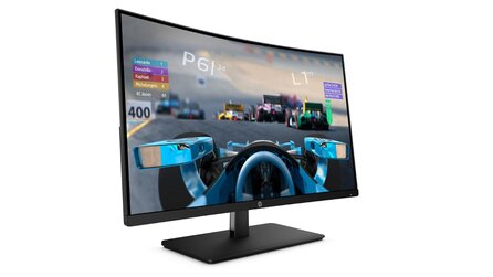 HP 27 Zoll Curved-Gaming-Monitor mit Full HD, 144Hz und AMD FreeSync für 219€ - Cyberdeals bei Cyberport