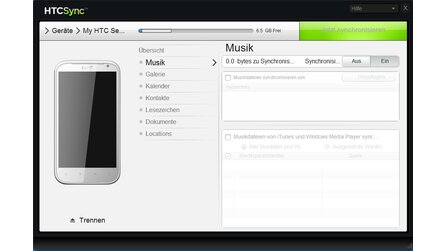 HTC Sync - Screenshots