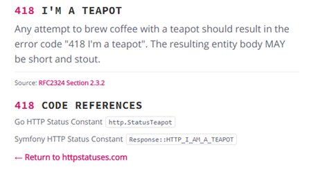 »Ich bin eine Teekanne« - HTTP-Fehler 418 hat viele Fans