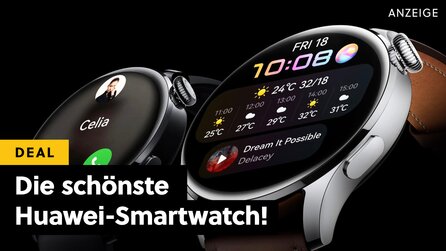 Wer bei dieser Smartwatch von Huawei nicht zuschlägt ist selber Schuld - die vielleicht schönste Uhr ist gerade zum Tiefpreis zu haben!