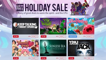 Holiday Sale im Humble Store - DRM-freie Weihnachts-Aktion gestartet