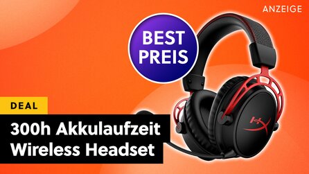 300 Stunden Akkulaufzeit – Bei einem Headset? Das Cloud Alpha Wireless von HyperX gibt’s jetzt mit 35% Rabatt!