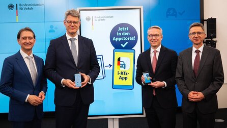 »Wichtiger Beitrag zur digitalen Zukunft« - Die neue App, mit der Fahrzeugscheine digitalisiert werden können, kommt offenbar super an