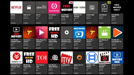 Windows Store - Viele Apps mit illegalen Film-Angeboten