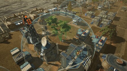 Im Aufbauspiel Oxygen müsst ihr eure Bevölkerung vor tödlichen Winden und Dürren schützen