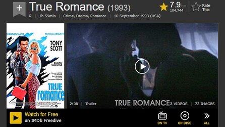 IMDb Freedive - Kostenloser, werbefinanzierter Amazon-Streaming-Dienst