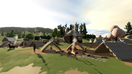 In der Aufbau-Sandbox Sapiens erschafft ihr eure eigene Steinzeitkultur