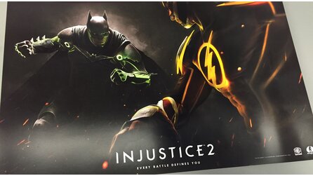 Injustice 2 - Neuer Leak zeigt Poster mit Batman im Kampf mit Flash