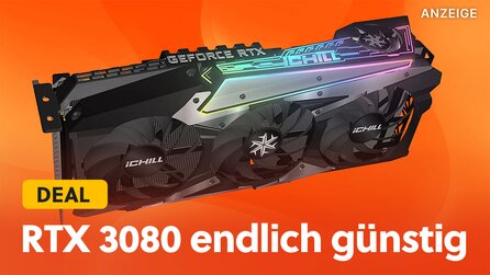200€ im Preis gefallen: Die NVIDIA GeForce RTX 3080 erreicht dank massiver Rabatte neues Preistief