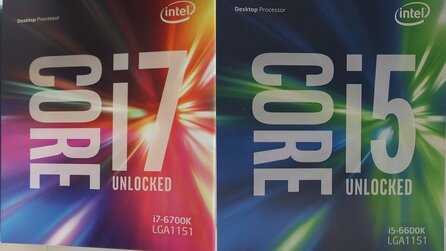 Intel Core i7 6700K + i5-6600K - Bunte schmale Verpackung ohne Kühler