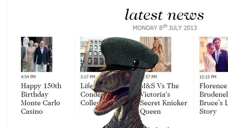 Internet - Konami-Code zaubert Dinosaurier auf britische Webseiten