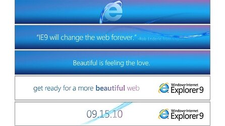 Internet Explorer 9 - Schönheit und Liebe im Browser?